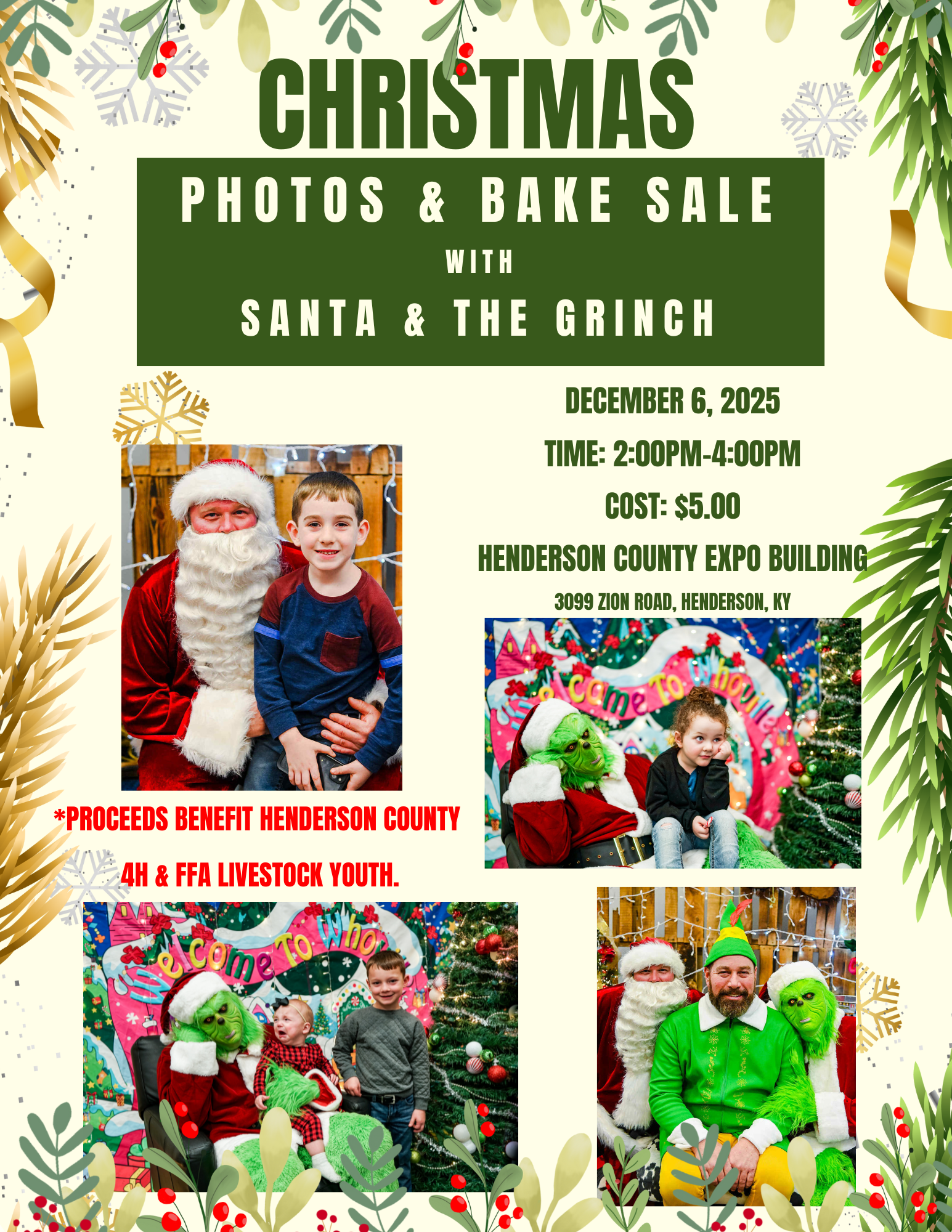 Christmas Photos & Bake Sale